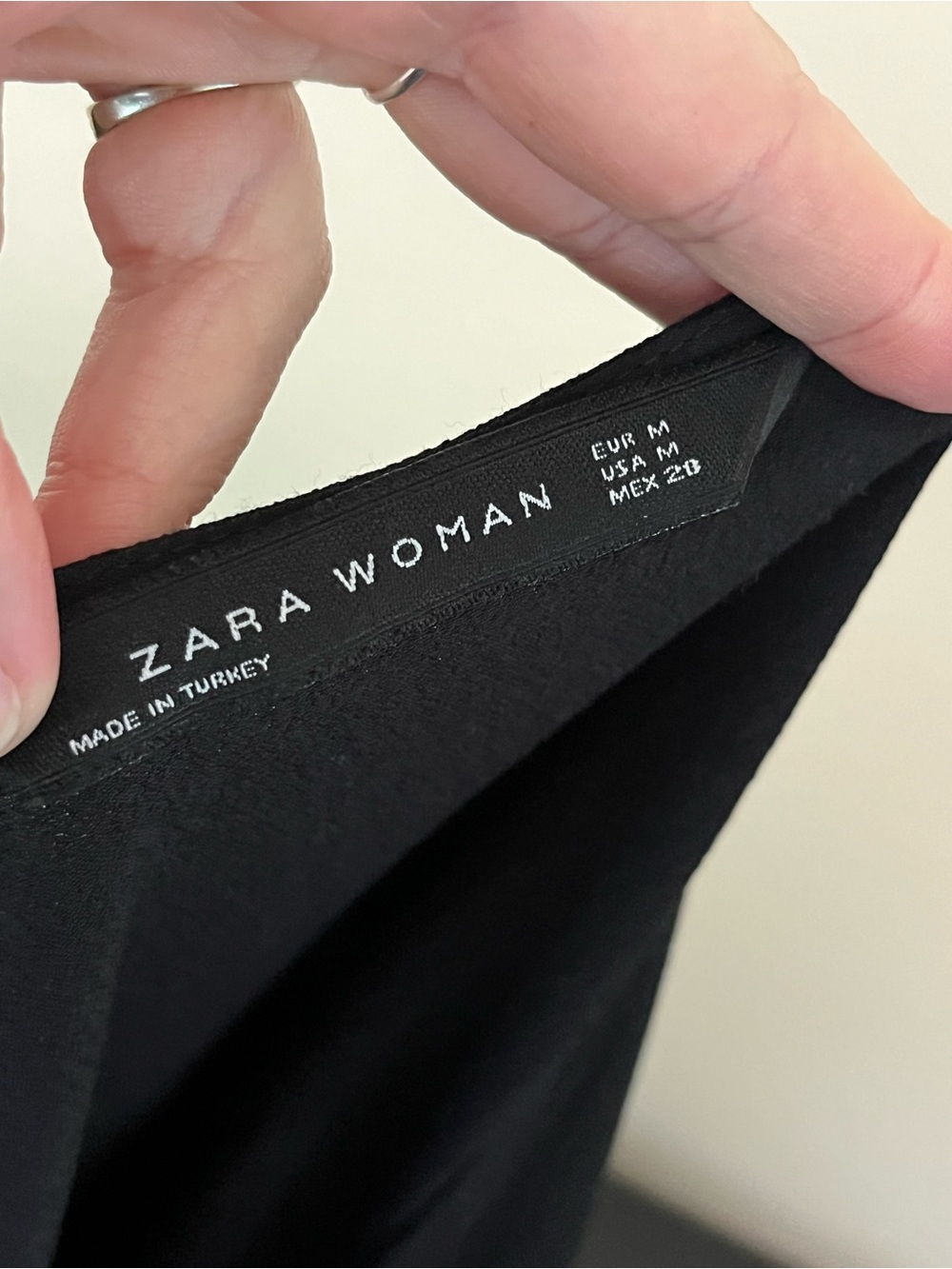 Zara Black Accordion Pleated Tunic - Picture 8 of 13